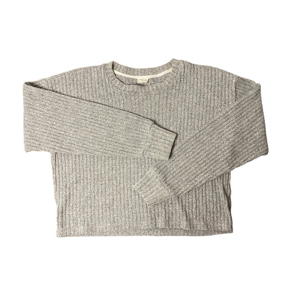 WILFRED FREE CROPPED CREW SWEATER XS GRAY - Picture 1 of 4